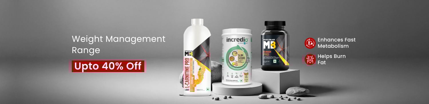 Weight Loss Range- (Incredio, fat burner, acv & Liquid Carnitine) | Upto 40% Off