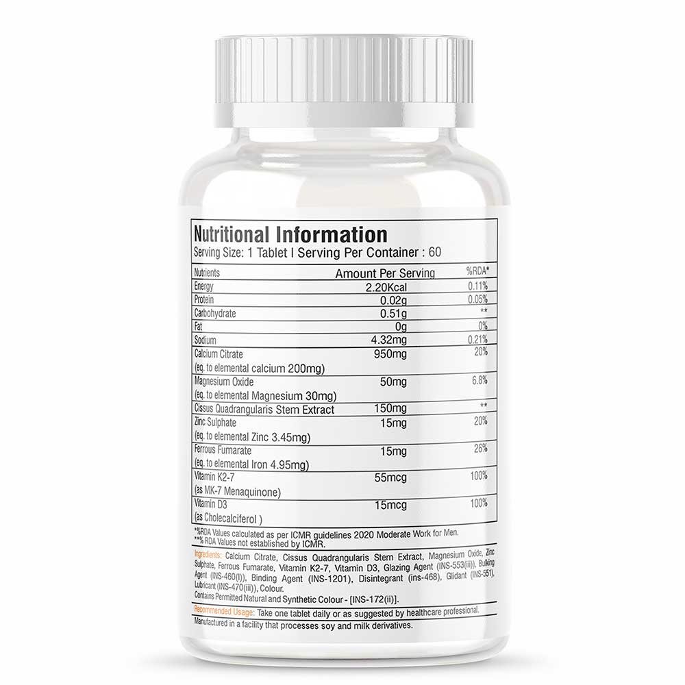 4 - iMuscles Nutrition Calcium Magnesium & Zinc with Vitamin D3,  60 tablet(s)  Unflavoured 