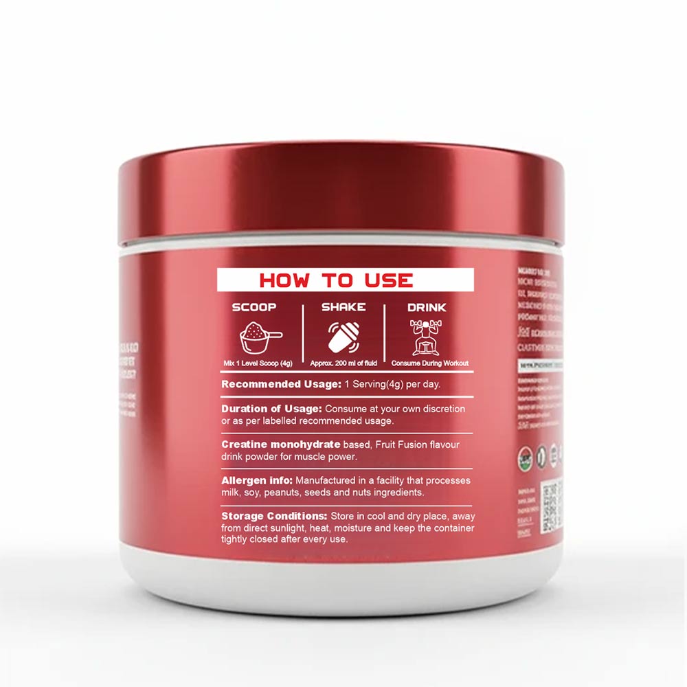 4 - iMuscles Nutrition Pure Creatine Monohydrate,  Fruit Fusion  0.29 lb 