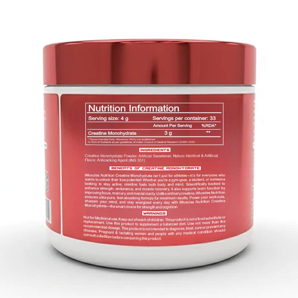 4 - iMuscles Nutrition Pure Creatine Monohydrate,  Pineapple  0.29 lb 