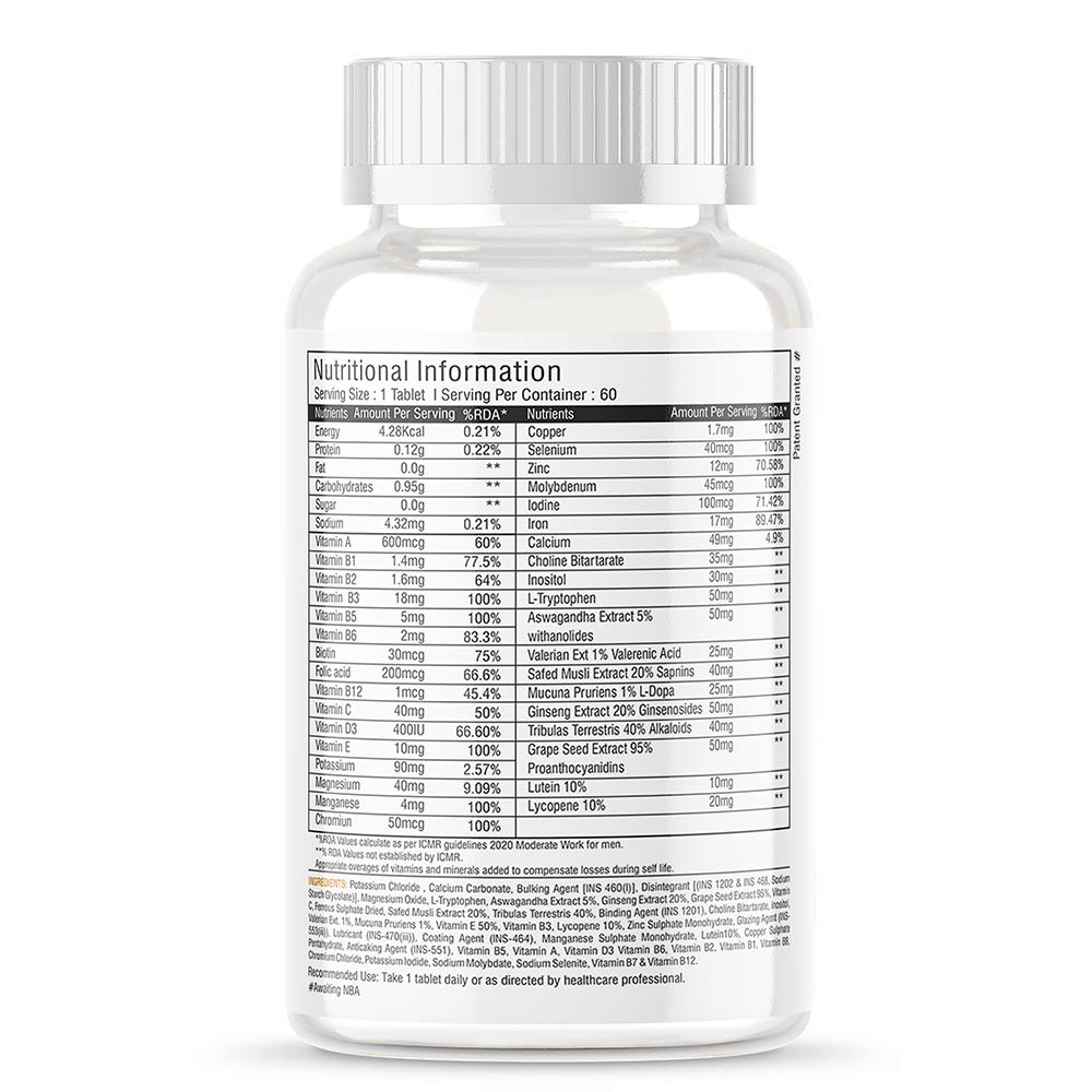 3 - iMuscles Nutrition Multivitamin,  60 tablet(s)  Unflavoured 