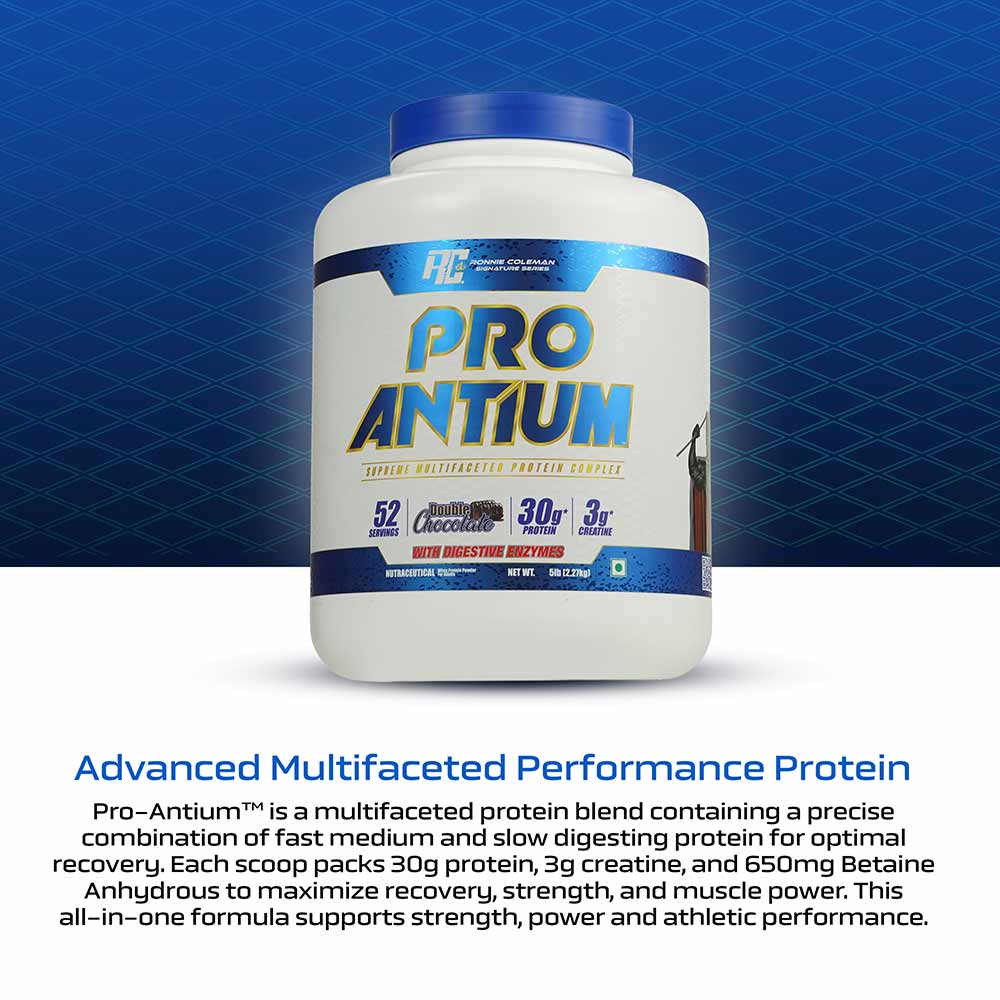 2 - Ronnie Coleman Pro-Antium Whey Protein,  5 lb  Double Chocolate