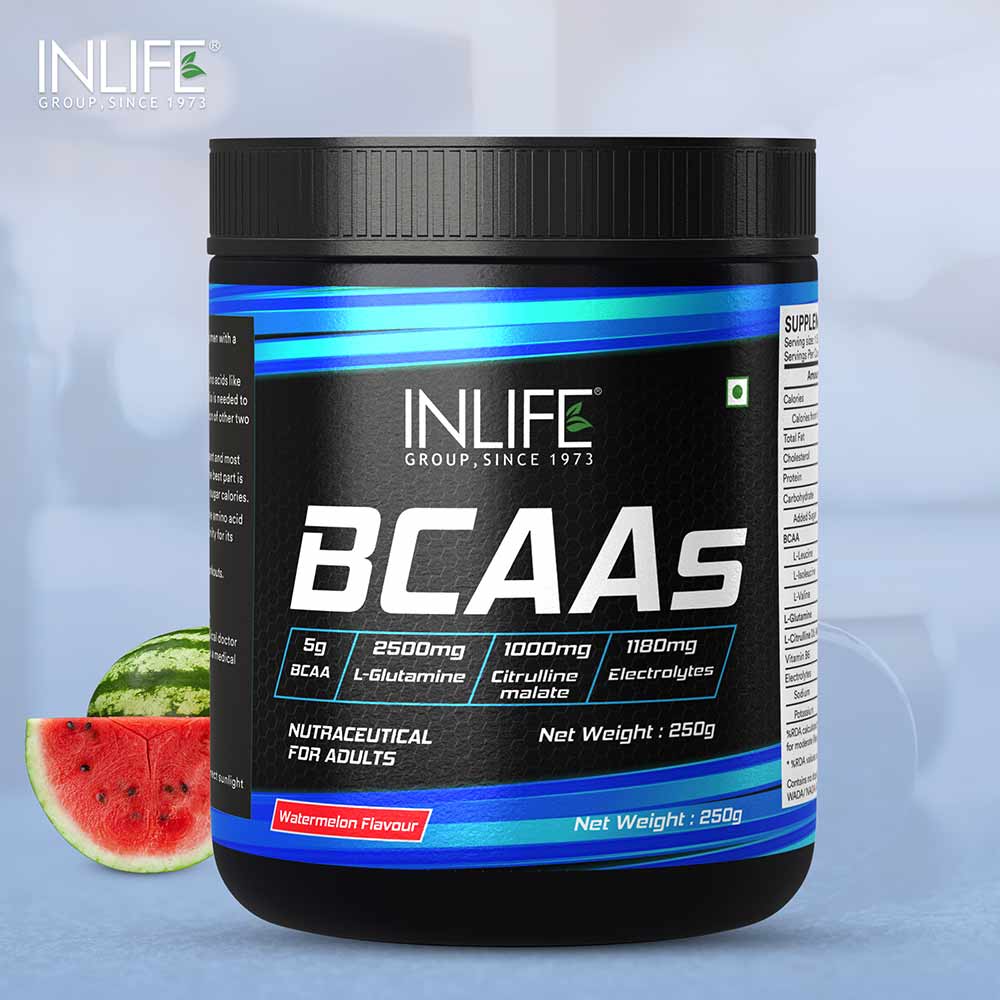 4 - INLIFE BCAAs,  0.55 lb  19 Servings  Watermelon 