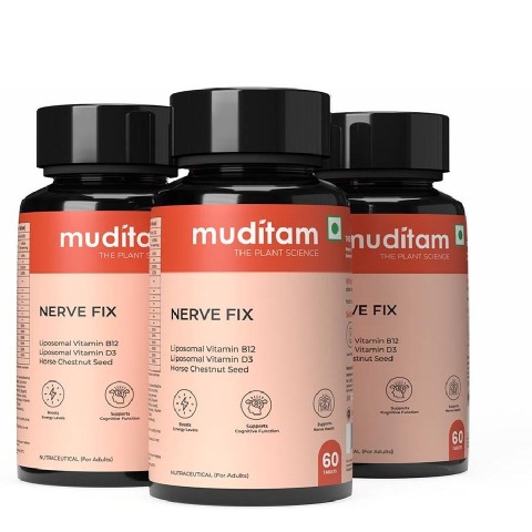 1 - Muditam Nerve Fix (Pack of 3), 60 tablet(s)