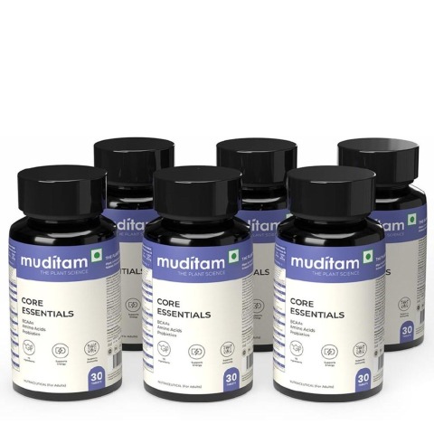 1 - Muditam Core Essentials, 30 tablet(s) Unflavoured (Pack of 6)