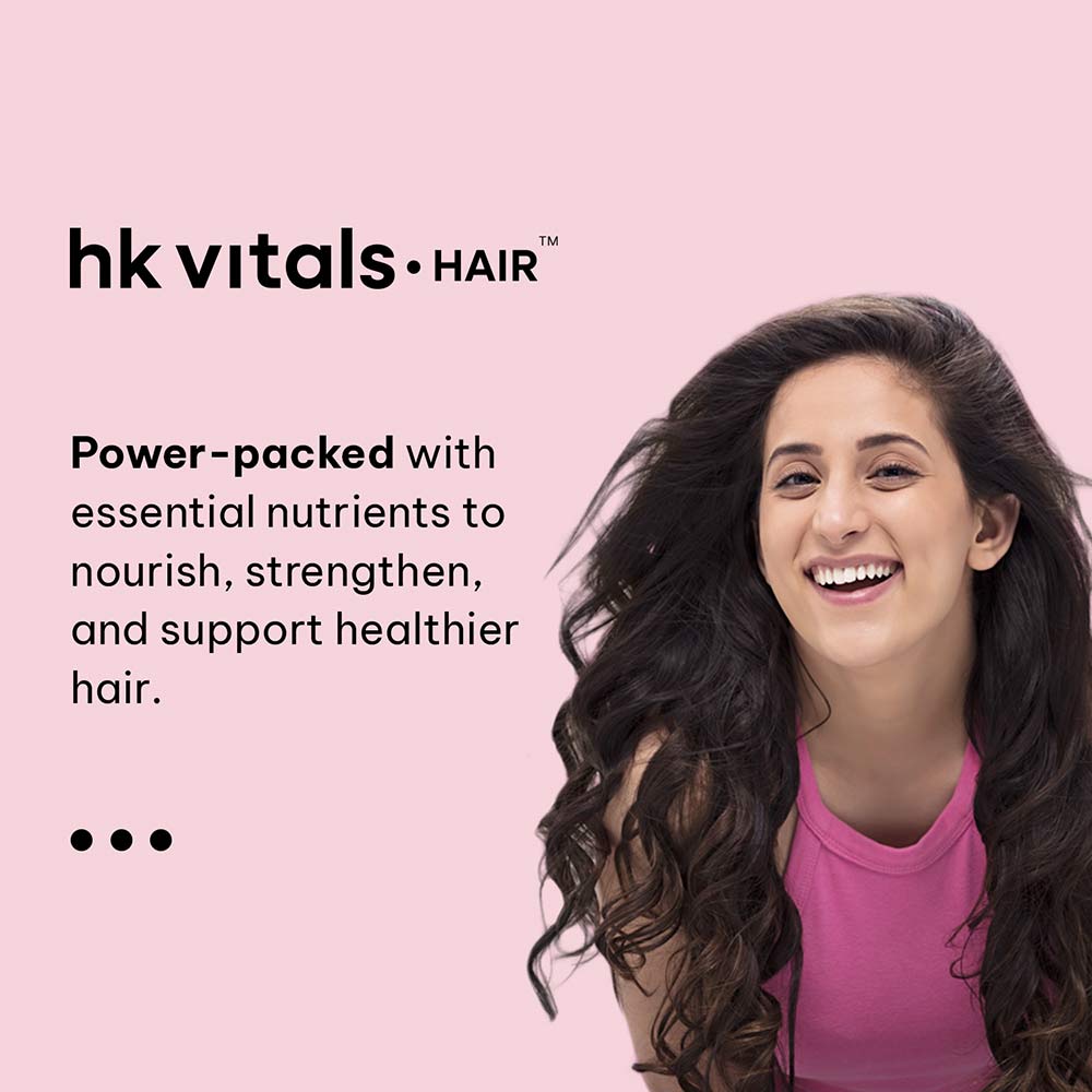 3 - HealthKart HK Vitals Hair Strength&nbsp;Biotin Gummies,  60 gummies  Strawberry