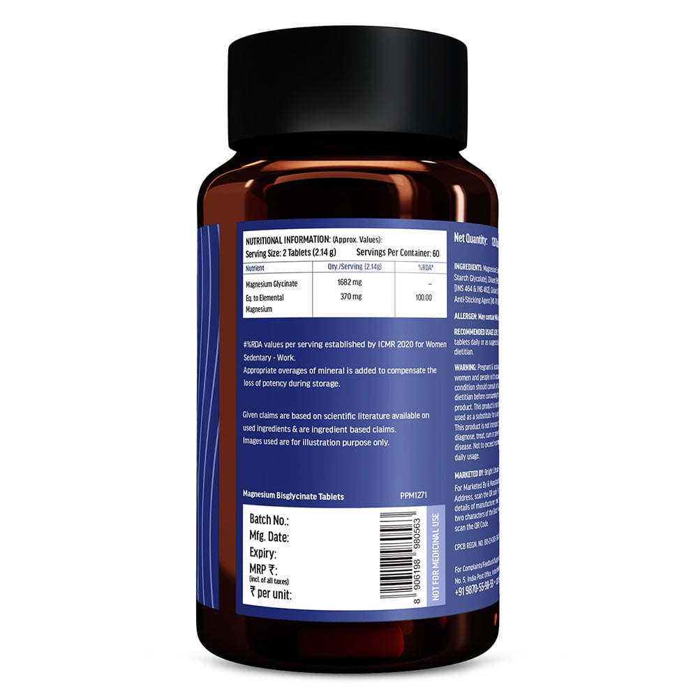 1 - HK Vitals Magnesium Glycinate,  Women  120 tablet(s)