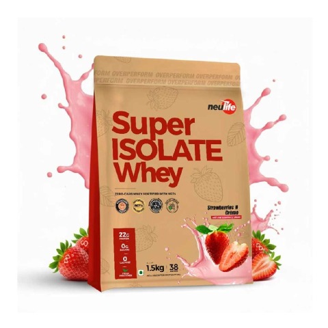 2 - Neulife Super Isolate Whey, 3.3 lb Strawberries N Creme
