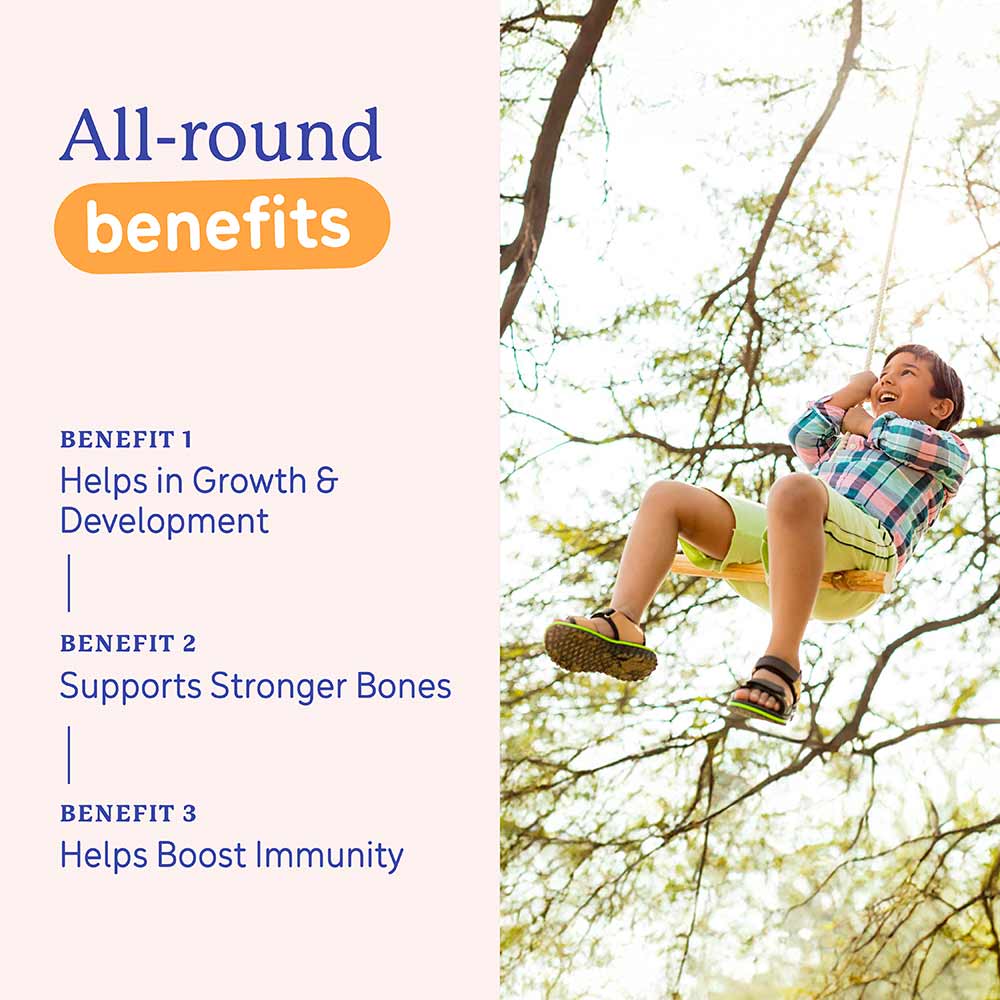 3 - Supermilk Gritzo Overall Growth for Boy 7-12 Yrs Protein & Nutrition Drink Mix,  400 g  Double Chocolate