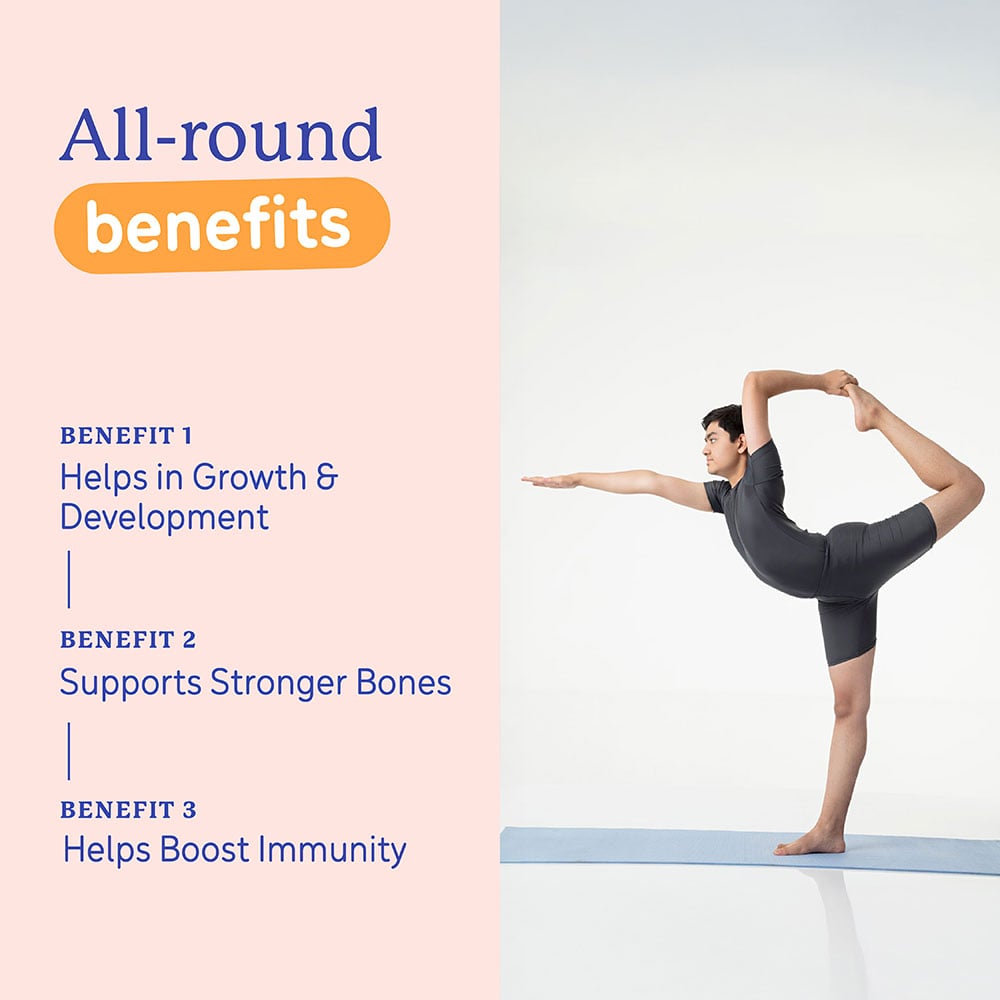 3 - Supermilk Gritzo Overall Growth for Boy 13+ Yrs Protein & Nutrition Drink Mix,  400 g  Double Chocolate 