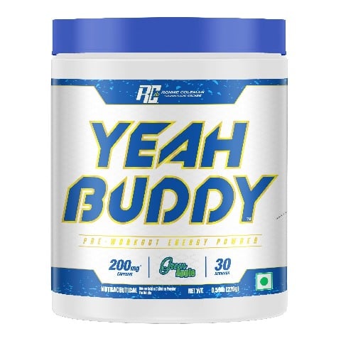 2 - Ronnie Coleman Signature Series Yeah Buddy Pre-Workout Powder,  0.59 lb  Green Apple 