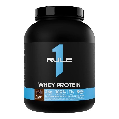 1 - Rule One 100% Whey Protein, 5.02 lb Chocolate Fudge