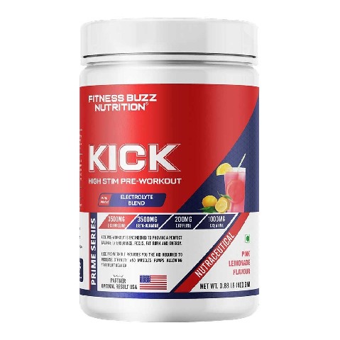 1 - FB Nutrition Prime Series Kick High Stim Pre-Workout,  0.88 lb  Pink Lemonade 