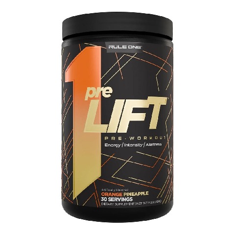 1 - Rule One Pre Lift Pre-Workout,  0.93 lb  Orange Pineapple 