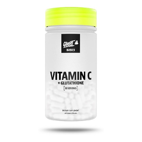 1 - Ghost Vitamin C + Glutathione,  60 veggie capsule(s)  Unflavoured 