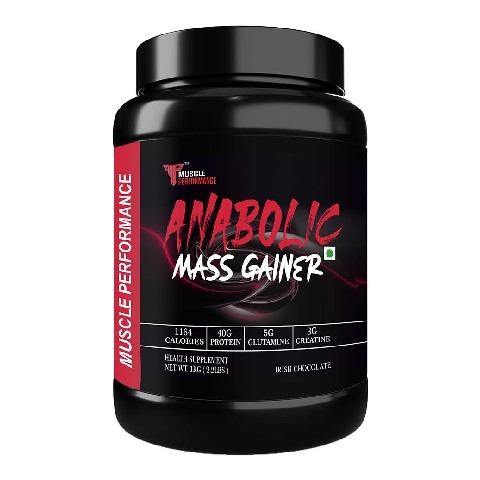 1 - Muscle Performance Anabolic Mass Gainer,  2.2 lb  Irish Chocolate 