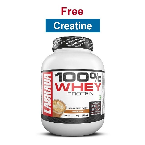 Labrada 100% Whey Protein, 4 lb Mocha