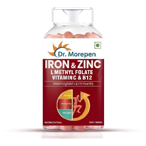 1 - Dr. Morepen Iron & Zinc,  60 tablet(s) 