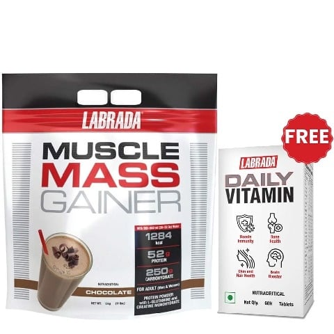 Labrada Muscle Mass Gainer,  11 lb  Chocolate 