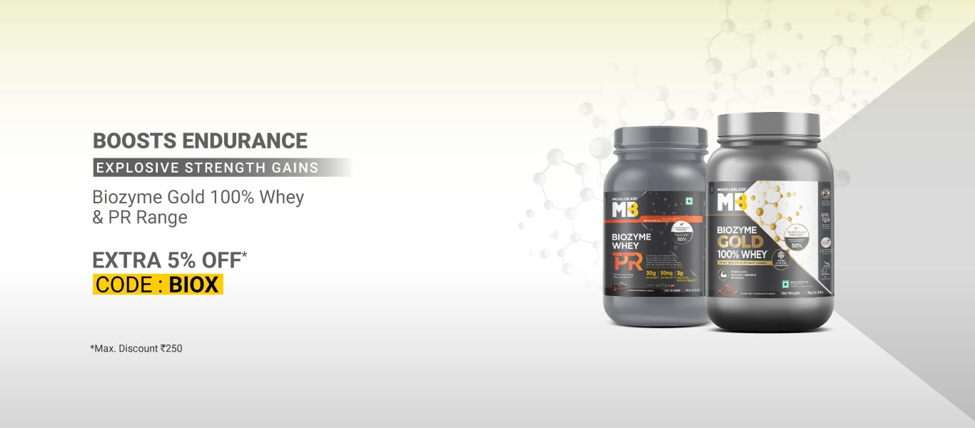 Biozyme Whey PR Range - Extra 5% Off
