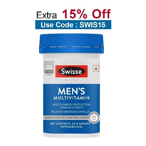 Swisse Mens Ultivite Multivitamin,  60 tablet(s)  Unflavoured 