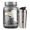 Biozyme Performance Whey 1 kg & Steel Shaker 700 ml Combo