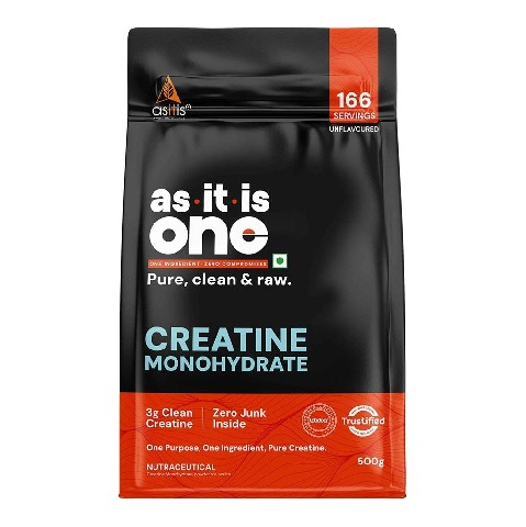 2 - AS-IT-IS Nutrition Creatine Monohydrate,  Unflavoured  1.1 lb 