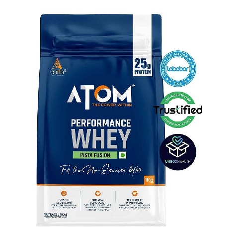 1 - AS-IT-IS Nutrition ATOM Performance Whey,  2.2 lb  Pista Fusion 