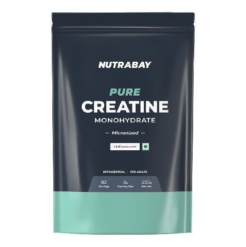 1 - Nutrabay Pure Creatine Monohydrate Amino Acid,  Unflavoured  0.55 lb 