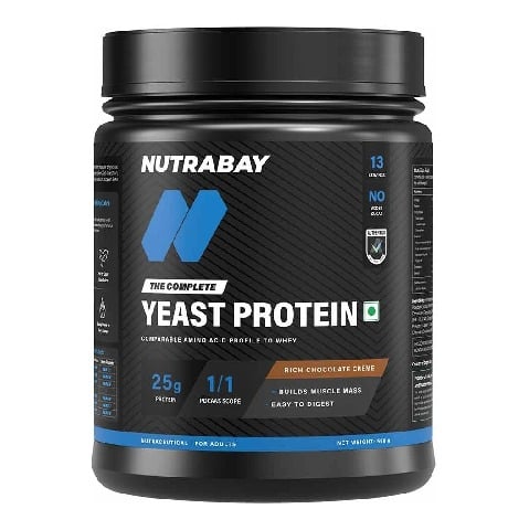 1 - Nutrabay Yeast Protein,  1.1 lb  Rich Chocolate Creme 