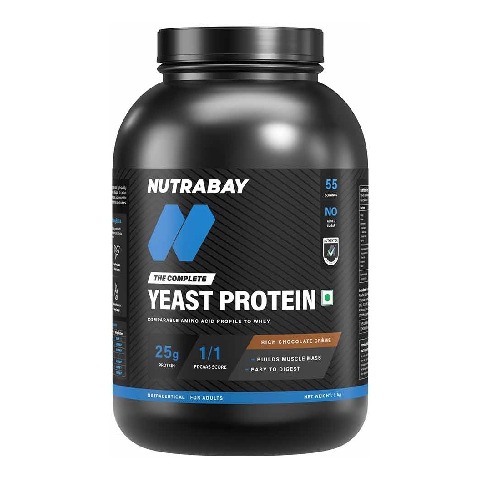 1 - Nutrabay Yeast Protein, 4.4 lb Rich Chocolate Creme