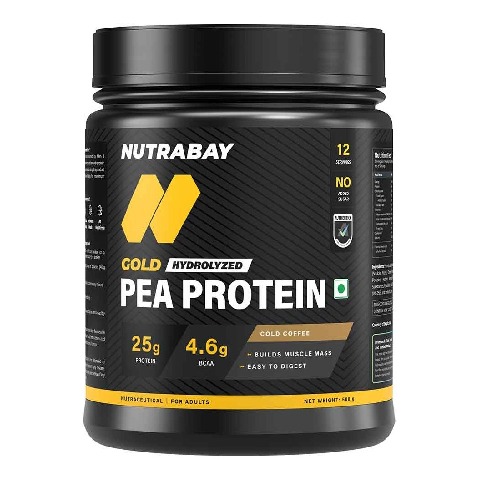 1 - Nutrabay Gold Pea Protein,  1.1 lb  Cold Coffee 