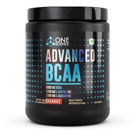 1 - One Science Advanced BCAA, 0.66 lb 30 Servings Orange