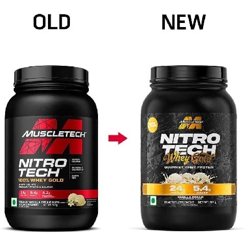 1 - MuscleTech Nitrotech 100% Whey Gold, 2 lb French Vanilla Cream