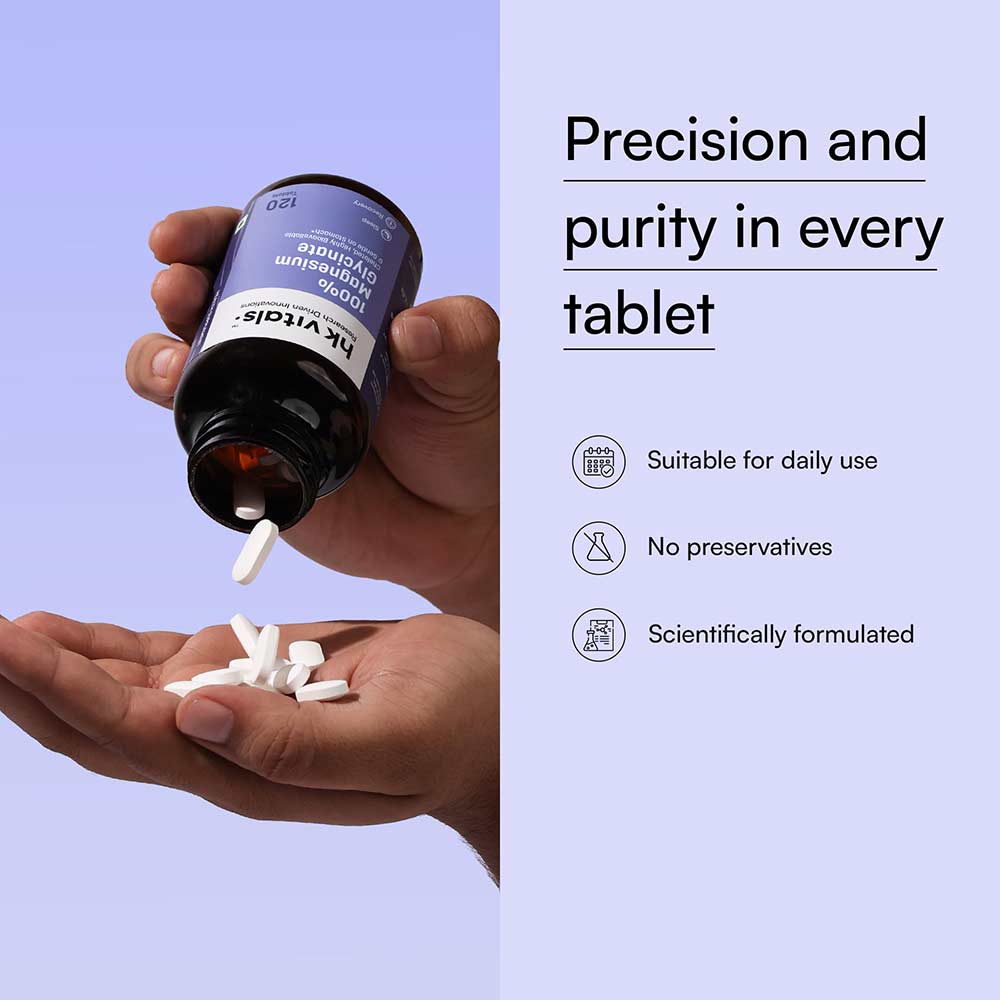 8 - HK Vitals Magnesium Glycinate,  Men  120 tablet(s)