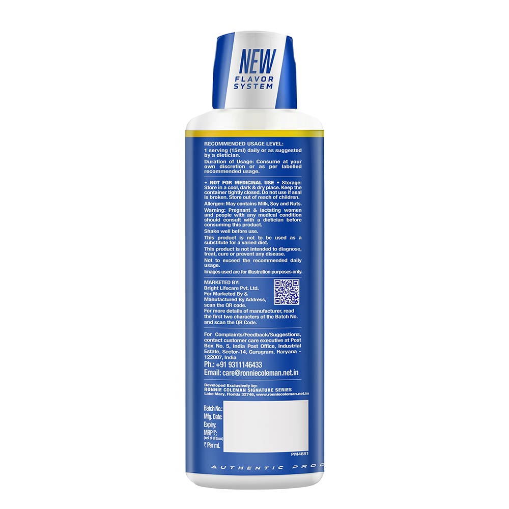 Ronnie Coleman L-Carnitine XS 3000 mg Liquid, 465 ml Pink Lemonade