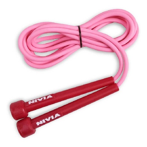 1 - Nivia Trainer Jump Rope,  Pink  Free Size 