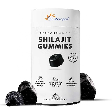 1 - Dr. Morepen Shilajit Green Mango Flavour, 30 gummies