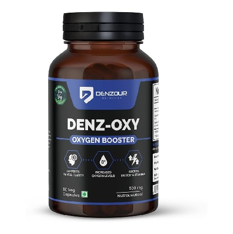 1 - Denzour Nutrition Oxygen Booster 500mg,  60 veggie capsule(s) 
