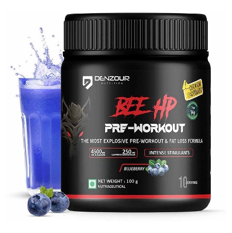 1 - Denzour Nutrition Bee Hp Pre-Workout,  0.22 lb  Blueberry 