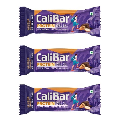 1 - Calibar Protein Bar 20g Protein,  3 bar(s)  Almond Choco 