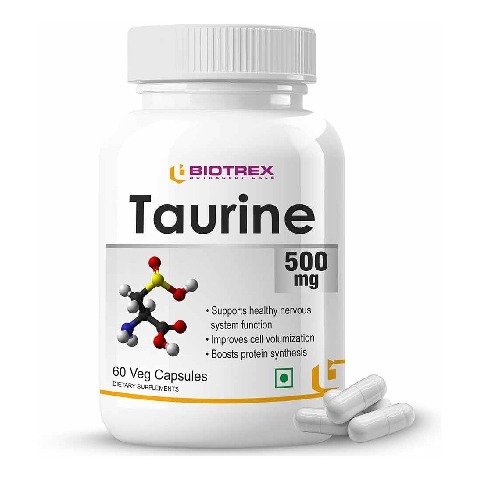 1 - Biotrex Taurine (500 mg), 60 veggie capsule(s)