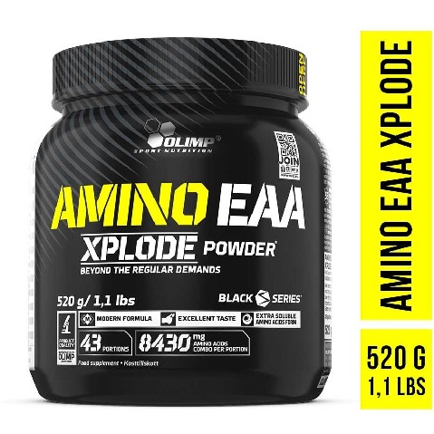 1 - Olimp Black Series Amino EAA Xplode Powder,  Ice Tea Peach  1.14 lb  43 Servings 