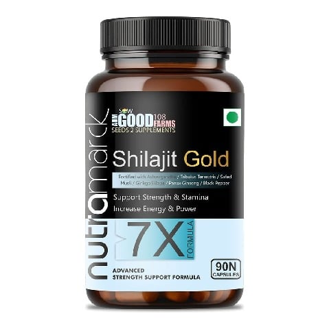1 - NutraMarck Shilajit Gold 7X, 90 capsules
