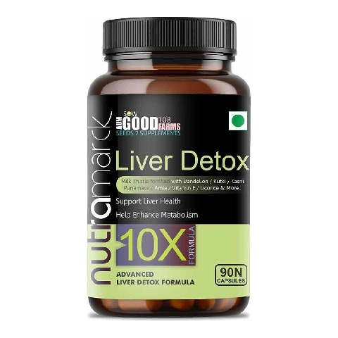1 - NutraMarck Liver Detox 10X,  90 capsules 