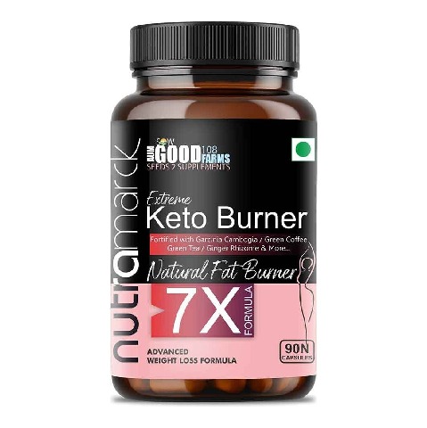1 - NutraMarck Extreme Keto Fat Burner 7X, 90 capsules Unflavoured