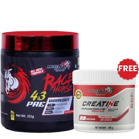 Muscle Garage Race Horse Pre Workout,  0.33 lb  Watermelon 