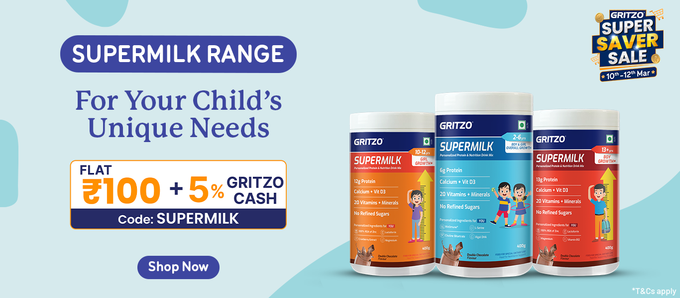Flat Rs. 100 Off on Supermilk Range