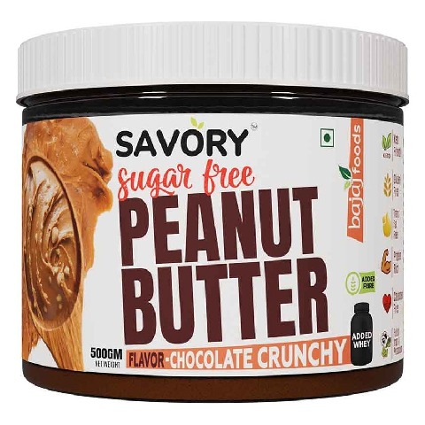 1 - Savory Sugar Free Peanut Butter, 500 g Chocolate Crunchy