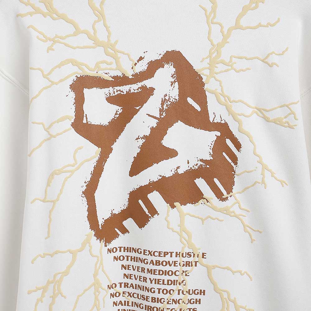 8 - MuscleBlaze Z Verse Oversized Solid Hoodie,  X-Large  White